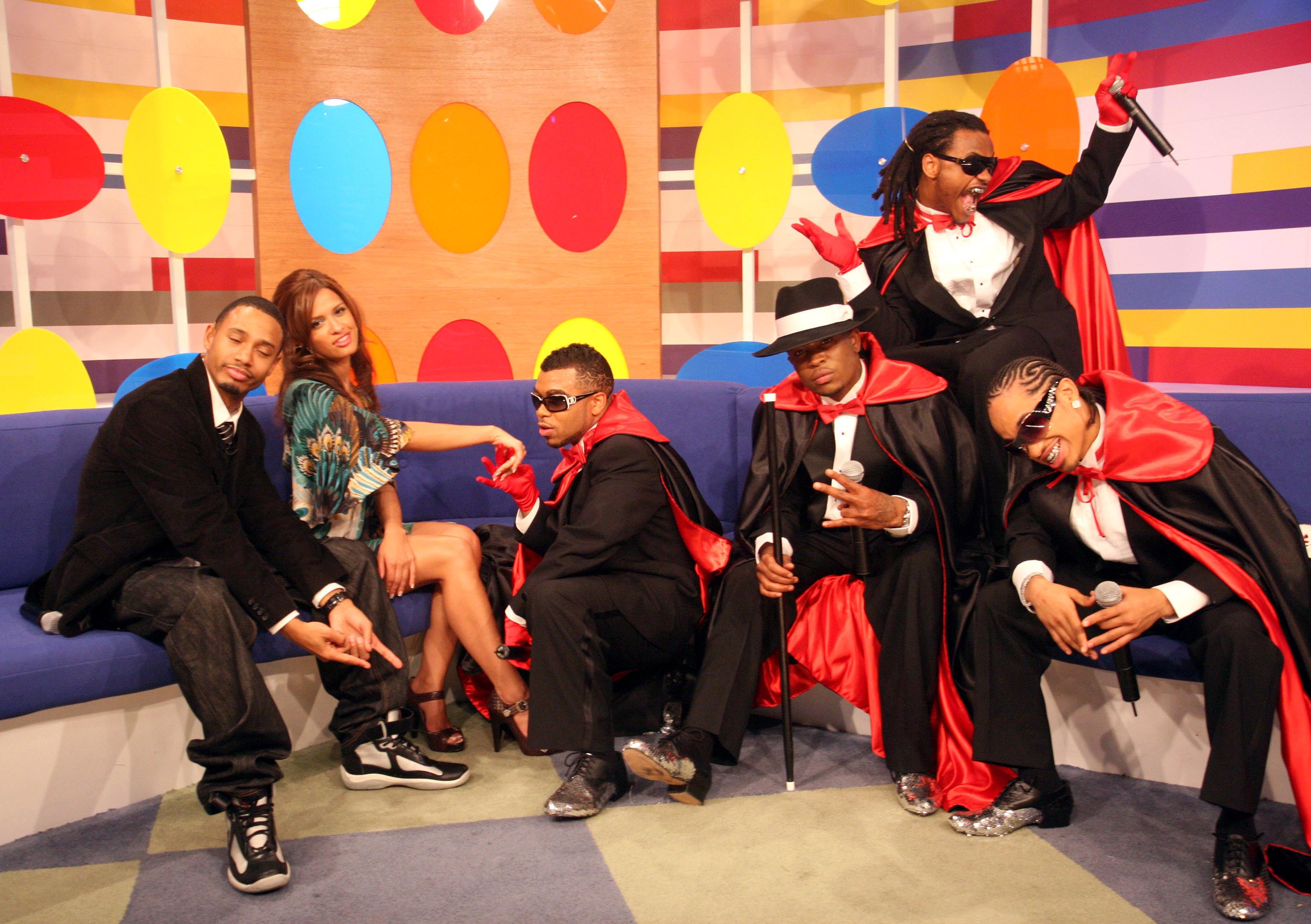 Tank and Pretty Ricky Visit BET's 106 & Park - May 15, 2007