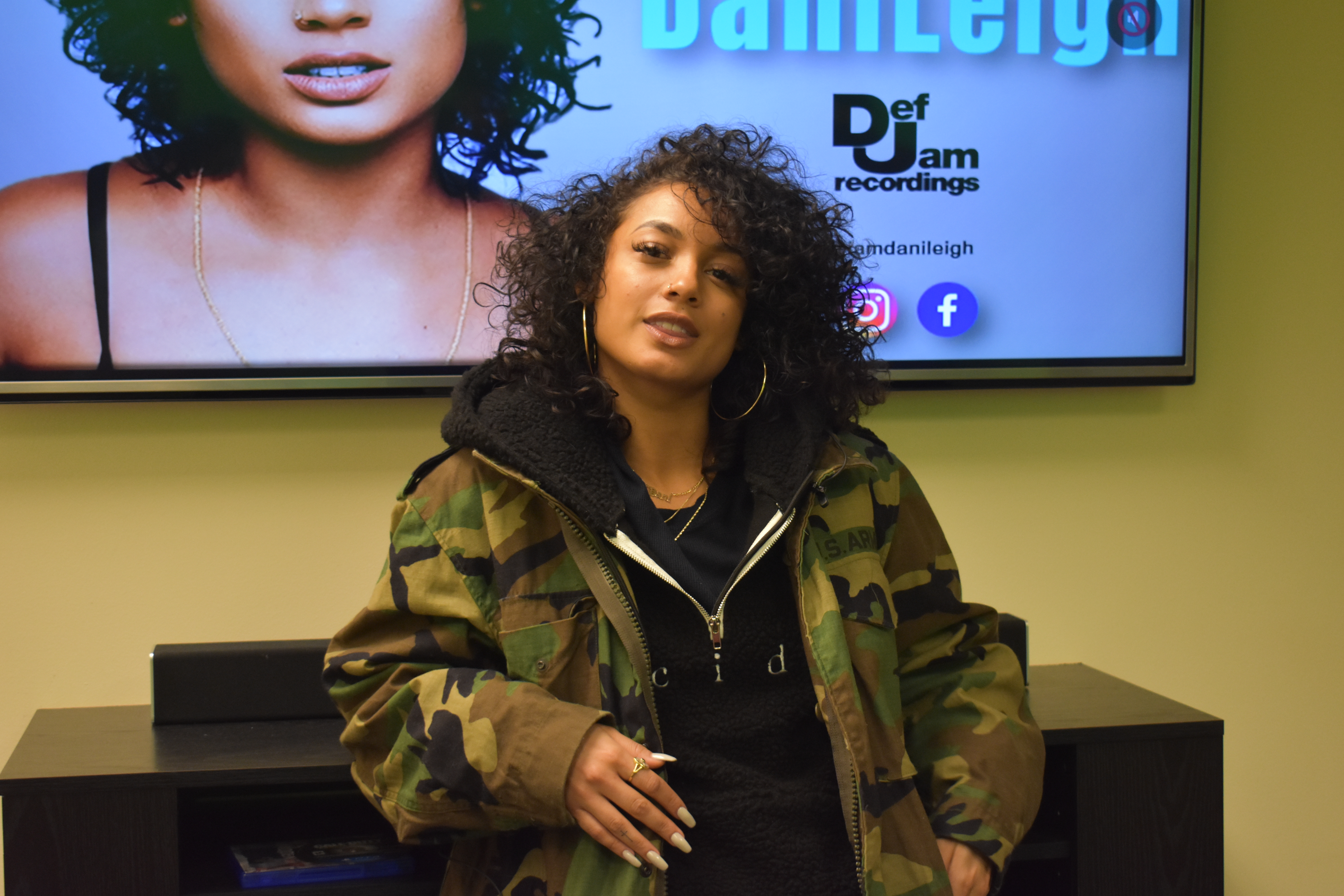 DaniLeigh Visits Radio One Charlotte